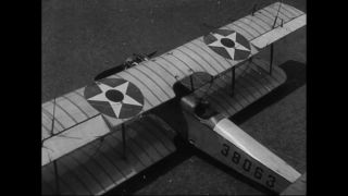 Link to Video | airplane with propellers, Elizabeth, New Jersey, aircraft construction, airplane, 1917, military aircraft, United States of America, manufactory, Plainfield, production, Standard Aircraft Corporation, black and white, aerospace manufacturer