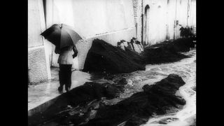 Link to Video | natural phenomenon, Italy, Mount Vesuvius, 1944, natural disaster, black and white