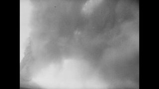Link to Video | volcanic ash, smoke, natural phenomenon, Italy, Mount Vesuvius, 1944, volcanic eruption, black and white