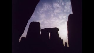 Link to Video | structure of worship, megalith, stone circle, England, color, Wiltshire, Great Britain, 1969, rectangular cuboid, Megalith culture, 1960s, Neolithic, Stonehenge