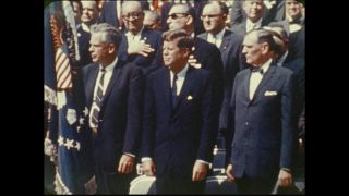 Link to Video | Houston, color, 1962, United States of America, oration, color motion picture film, John F. Kennedy