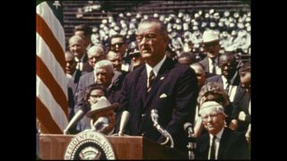 Link to Video | Houston, color, 1962, United States of America, oration, color motion picture film, John F. Kennedy