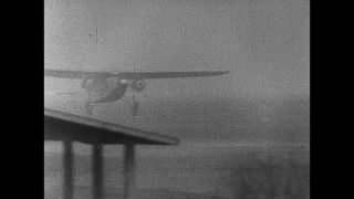 Link to Video | Charles Lindbergh, personality, black and white, aviation pioneer, pioneer