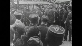 Link to Video | Charles Lindbergh, personality, black and white, aviation pioneer, pioneer