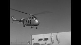 Link to Video | United States Air Force, Spain, helicopter, 1958, Sikorsky S-55, black and white
