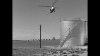 Link to Video | United States Air Force, Spain, helicopter, 1958, Sikorsky S-55, black and white