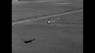 Link to Video | United States Air Force, Spain, helicopter, 1958, Sikorsky S-55, black and white