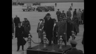 Link to Video | state visit, Spain, head of state, 1959, black and white, Dwight D. Eisenhower