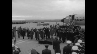 Link to Video | state visit, Spain, head of state, 1959, black and white, Dwight D. Eisenhower