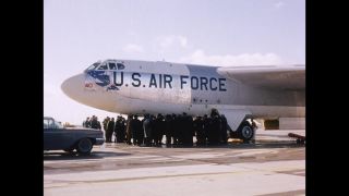 Link to Video | United States Air Force, B-52 Stratofortress, color, Torrejón Air Base, 1962, Spain, North Atlantic Treaty Organization, color motion picture film