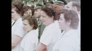 Link to Video | 1963 Kennedy visit to West-Germany, Germany, color, state visit, 1963, head of state, West Germany, color motion picture film, John F. Kennedy