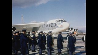 Link to Video | United States Air Force, B-52 Stratofortress, color, Torrejón Air Base, 1962, Spain, North Atlantic Treaty Organization, color motion picture film