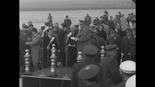 Link to Video | state visit, Spain, head of state, 1959, black and white, Dwight D. Eisenhower