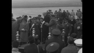 Link to Video | state visit, Spain, head of state, 1959, black and white, Dwight D. Eisenhower