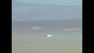 Link to Video | celerity, speed of sound, speed record, color, 1979, United States of America, rocket car, color motion picture film, California
