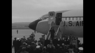 Link to Video | state visit, Spain, head of state, 1959, black and white, Dwight D. Eisenhower