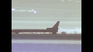 Link to Video | speed of sound, record, speed record, color, Stan Barrett, 1979, speed, rocket car, color motion picture film, Budweiser Rocket, California