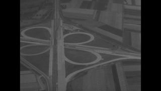 Link to Video | post-war, History of Germany (1945–1990), Germany, aerial shot, Frankfurt Rhine-Main Metropolitan Region, black and white