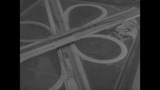 Link to Video | post-war, History of Germany (1945–1990), Germany, aerial shot, Frankfurt Rhine-Main Metropolitan Region, black and white