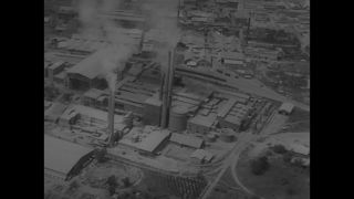 Link to Video | post-war, History of Germany (1945–1990), Germany, aerial shot, Frankfurt Rhine-Main Metropolitan Region, black and white