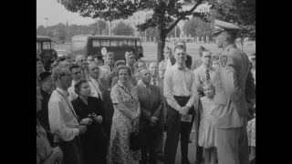 Link to Video | post–World War II era, Airbridge, black-and-white photography, West Berlin, West Berlin, Berlin, black and white