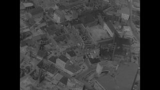 Link to Video | post-war, History of Germany (1945–1990), Germany, aerial shot, Frankfurt Rhine-Main Metropolitan Region, black and white