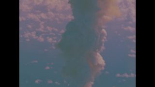 Link to Video | test, radioactivity, Bikini Atoll, destruction, radiation, 1946, nuclear weapons test, mushroom cloud, color, aerial shot, weapon of mass destruction, Operation Crossroads, nuclear bomb, color motion picture film, Pacific Ocean, Able