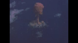 Link to Video | test, radioactivity, Bikini Atoll, destruction, radiation, 1946, nuclear weapons test, mushroom cloud, color, aerial shot, weapon of mass destruction, Operation Crossroads, nuclear bomb, color motion picture film, Pacific Ocean, Able