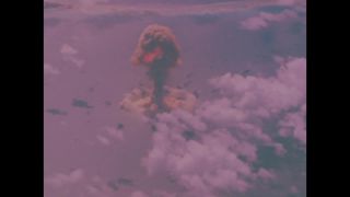 Link to Video | test, radioactivity, Bikini Atoll, destruction, radiation, 1946, nuclear weapons test, mushroom cloud, color, aerial shot, weapon of mass destruction, Operation Crossroads, nuclear bomb, color motion picture film, Pacific Ocean, Able