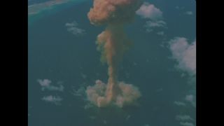 Link to Video | test, radioactivity, Bikini Atoll, destruction, radiation, 1946, nuclear weapons test, mushroom cloud, color, aerial shot, weapon of mass destruction, Operation Crossroads, nuclear bomb, color motion picture film, Pacific Ocean, Able