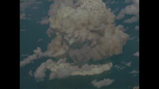 Link to Video | test, radioactivity, smoke, Bikini Atoll, destruction, Baker, radiation, 1946, nuclear weapons test, mushroom cloud, weapon of mass destruction, Operation Crossroads, nuclear bomb, Pacific Ocean