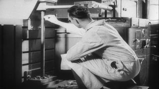 Link to Video | standard-definition television, black and white