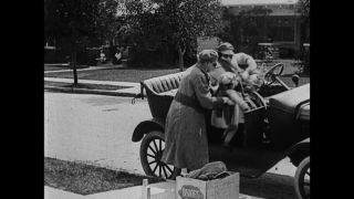 Link to Video | film, 1918, Universal Subscription, Give Her Gas, black-and-white photographic film, silent film, United States of America