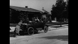 Link to Video | film, 1918, Universal Subscription, Give Her Gas, black-and-white photographic film, silent film, United States of America