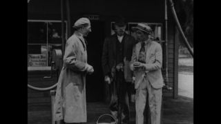 Link to Video | film, 1918, Universal Subscription, Give Her Gas, black-and-white photographic film, silent film, United States of America