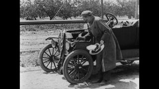 Link to Video | film, 1918, Universal Subscription, Give Her Gas, black-and-white photographic film, silent film, United States of America