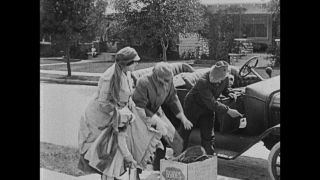 Link to Video | film, 1918, Universal Subscription, Give Her Gas, black-and-white photographic film, silent film, United States of America