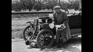 Link to Video | film, 1918, Universal Subscription, Give Her Gas, black-and-white photographic film, silent film, United States of America