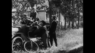 Link to Video | film, 1918, Universal Subscription, Give Her Gas, black-and-white photographic film, silent film, United States of America