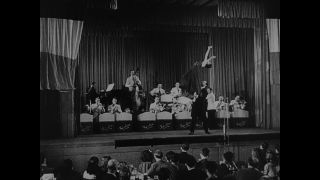 Link to Video | entertainment, joie de vivre, audience, diversion, tango, performance, dancing, 1944, Berlin