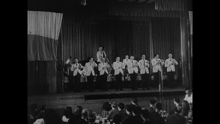 Link to Video | entertainment, joie de vivre, audience, diversion, tango, performance, dancing, 1944, Berlin