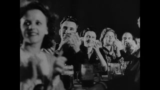 Link to Video | entertainment, joie de vivre, audience, diversion, tango, performance, dancing, 1944, Berlin