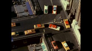 Link to Video | New York, motor car, private transport, megacity, metropolis, color, United States of America, 1958, New York City, color motion picture film