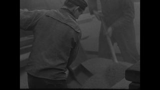 Link to Video | post-war, History of Germany (1945–1990), Germany, 1946, food, food distribution, Berlin, black and white, food product