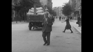 Link to Video | post-war, History of Germany (1945–1990), Germany, 1946, food, food distribution, Berlin, black and white, food product