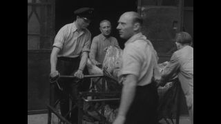 Link to Video | post-war, History of Germany (1945–1990), Germany, 1946, food, food distribution, Berlin, black and white, food product