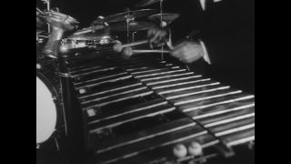 Link to Video | modern jazz, black-and-white photographic film, black-and-white photography, performance, 1960, musician, Modern Jazz Quartet, jazz, Modern Jazz Quartet concert
