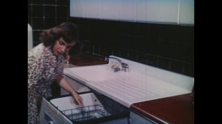 Link to Video | novelty, Germany, economic growth, home appliance, color, 1952, trade fair, household equipment, Berlin, housekeeping, family