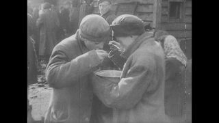 Link to Video | Liberation of Nazi camps, concentration camp, crime against humanity, Germany, The Holocaust, 1945, suffering, Bergen-Belsen concentration camp, black and white