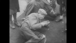 Link to Video | Liberation of Nazi camps, concentration camp, crime against humanity, Germany, The Holocaust, 1945, suffering, Bergen-Belsen concentration camp, black and white